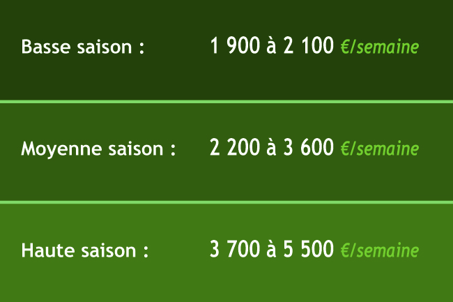 tarif version fran&ccedil;aise